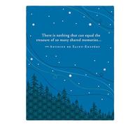 Positively Green Greeting Cards: Sympathy - "There is nothing that can equal the treasure of so many shared memories..." - Antoine de Saint-Exupéry (Pack of 6)