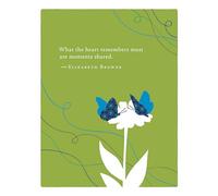Positively Green Greeting Cards: Sympathy - What the heart remembers most are (Pack of 6)