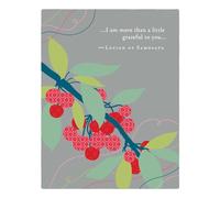 Positively Green Greeting Cards: Thank You - I am more than a little grateful to you (Pack of 6)
