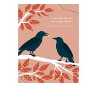 Positively Green Greeting Cards: Thank You - I can only offer you my simple thanks (Pack of 6)