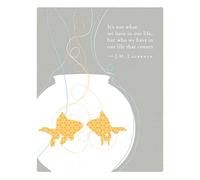 Positively Green Greeting Cards: Thank You - "It's not what we have in our life, but who we have in our life that counts" - J.M. Laurence (Pack of 6)