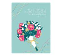 Positively Green Greeting Cards: Wedding - "Once in a while, right in the middle of an ordinary life, love gives us a fairy tale" - Unknown (Pack of 6)