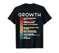 Positividad Crecimiento Mentalidad Motivacional Dicho Hombres Mujeres Niños Camiseta