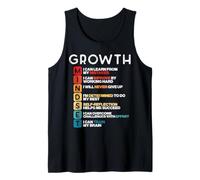 Positividad Crecimiento Mentalidad Motivacional Dicho Hombres Mujeres Niños Camiseta sin Mangas