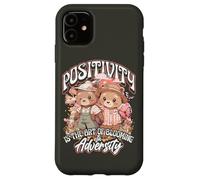 Positivity is The Art of Blooming in Adversity Teddy Bears Carcasa para iPhone 11