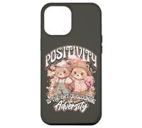 Positivity is The Art of Blooming in Adversity Teddy Bears Carcasa para iPhone 12 Pro MAX