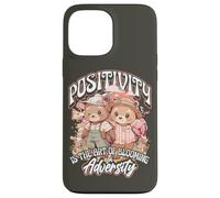 Positivity is The Art of Blooming in Adversity Teddy Bears Carcasa para iPhone 13 Pro MAX