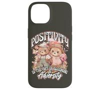 Positivity is The Art of Blooming in Adversity Teddy Bears Carcasa para iPhone 14