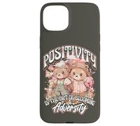 Positivity is The Art of Blooming in Adversity Teddy Bears Carcasa para iPhone 15 Plus