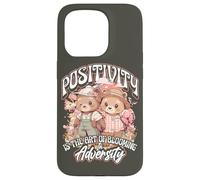 Positivity is The Art of Blooming in Adversity Teddy Bears Carcasa para iPhone 15 Pro