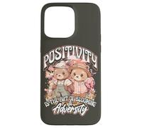 Positivity is The Art of Blooming in Adversity Teddy Bears Carcasa para iPhone 15 Pro MAX