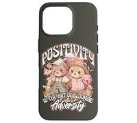 Positivity is The Art of Blooming in Adversity Teddy Bears Carcasa para iPhone 16 Pro