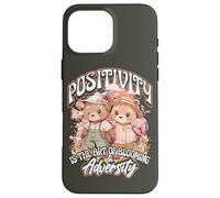 Positivity is The Art of Blooming in Adversity Teddy Bears Carcasa para iPhone 16 Pro MAX