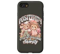 Positivity is The Art of Blooming in Adversity Teddy Bears Carcasa para iPhone SE (2020) / 7/8