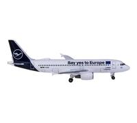 POSMRWK maquetas de Aviones a Escala For 533614 Lufthansa A320 D-AIZG Di Sí A Europa Die-Cast 1:500 Scale Aircraft Metal Miniatures Modelo de un Solo avión