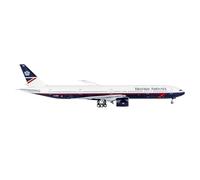 POSMRWK maquetas de Aviones a Escala Kit de avión de Juguete de aleación de Metal 1:400 Boeing B777-300 de British Airways, Modelo de avión Fundido a presión Modelo de un Solo avión