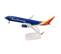 POSMRWK maquetas de Aviones a Escala Modelo De Avión De Aleación De Metal For Southwest Airlines Boeing 737, Avión Fundido A Presión con Tren De Aterrizaje, 20 Cm Modelo de un Solo avión