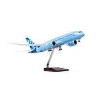 POSMRWK maquetas de Aviones a Escala Modelo de avión Dreamliner Etihad Airways de 43 cm a Escala 1/130 con Luces y Ruedas, Modelo de avión de Resina plástica. Modelo de un Solo avión(Nolight)