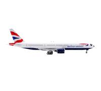 POSMRWK maquetas de Aviones a Escala Modelo De Avión Fundido A Escala 1:200 For British Airways 777-200ER G-YMMH Modelo Terminado De Aleación De Simulación Modelo de un Solo avión