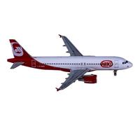 POSMRWK maquetas de Aviones a Escala Modelo De Avión Fundido A Escala 1:400 For LH4097 Niki Aviation A320 Modelo En Miniatura De Material De Aleación De D-ABHH Modelo de un Solo avión