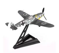 POSMRWK maquetas de Aviones a Escala Modelo De Avión Fundido A Escala 1:72 For El Caza Alemán BF109G Elias Kuhlein Modelo Terminado De Aleación De Simulación Modelo de un Solo avión