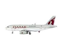 POSMRWK maquetas de Aviones a Escala Modelo De Avión Monoplano De Metal Fundido A Presión A7-HHJ For El Vuelo Qatar Amiri A319-100 ACJ A Escala 1:400 Modelo de un Solo avión