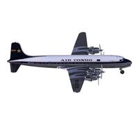 POSMRWK maquetas de Aviones a Escala Modelo Escala 1:400 De Aleación Metal For AC419953 Congo Airlines DC-6 9Q-CLB Avión Modelo De Aviación En Miniatura Avión Juguete Modelo de un Solo avión