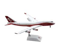 POSMRWK maquetas de Aviones a Escala Modelos Coleccionables Escala 1:200 para El Modelo De Avión Fundido A Presión World Supertanker Boeing B747-400 con Solapas hacia Abajo Modelo de un Solo avión