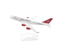 POSMRWK Miniatura del avión 16 Cm para British Airways Truncatum Boeing B777 Modelo De Avión De Metal Fundido A Presión 1:400 Modelo Prefabricado De Avión Modelo en Miniatura(Virgin B747)