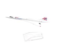 POSMRWK Miniatura del avión 16 Cm para British Airways Truncatum Boeing B777 Modelo De Avión De Metal Fundido A Presión 1:400 Modelo Prefabricado De Avión Modelo en Miniatura(Concord College)