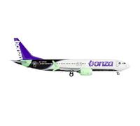 POSMRWK Miniatura del avión Adornos de avión de Metal Fundido a presión C-FLKC for Boeing B737 MAX 8 de Flair Aviation, Modelo de avión Coleccionable de aleación 1:400 Modelo en Miniatura