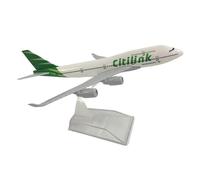 POSMRWK Miniatura del avión Avión De Juguete para Citilink Indonesia Boeing 747,Modelo De Avión Aleación De Metal Fundido Presión,Modelo De Avión Escala 1:400 Modelo en Miniatura