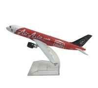 POSMRWK Miniatura del avión For Avión AirAsia Tiger A320 SEMANOAT HARIMAU MUDA Modelo De Avión De Metal Escala 1:400 Modelo De Avión Fundido A Presión Modelo en Miniatura(AirAsia 2007)