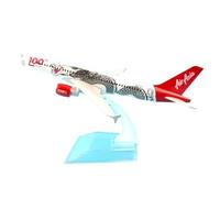 POSMRWK Miniatura del avión For Avión AirAsia Tiger A320 SEMANOAT HARIMAU MUDA Modelo De Avión De Metal Escala 1:400 Modelo De Avión Fundido A Presión Modelo en Miniatura(Asia Dragon)