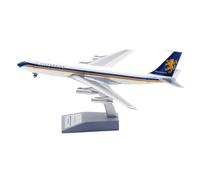 POSMRWK Miniatura del avión G-AWTK Adorno De Exhibición Estática para Caledonian Airways Boeing B707-300 Modelo De Avión A Reacción A Escala 1:200 Modelo en Miniatura