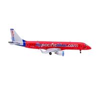 POSMRWK Miniatura del avión Kit de Modelo de avión Coleccionable de aleación 1:400 Pacific Blue Aviation Embraer ERJ-190AR, Modelo de avión de Metal Fundido a presión Modelo en Miniatura
