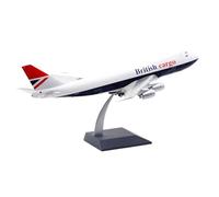 POSMRWK Miniatura del avión Modelo Coleccionable A Escala 1:200 De Aleación del Avión Reacción Boeing B747-200F De British Airways, Modelo G-Kilo,con Moneda Modelo en Miniatura