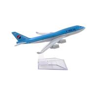 POSMRWK Miniatura del avión Modelo Coleccionable A Escala 1/400 del Modelo De Avión De Metal Boeing 747 De Delta Airlines, Adornos Decorativos De Un Solo Avión Modelo en Miniatura(Korean Air b747)