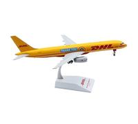 POSMRWK Miniatura del avión Modelo Coleccionable Escala 1:200 del Avión De Metal Fundido Presión Boeing B757-200PCF De DHL Aviation, Modelo G-DHKF con Soporte Modelo en Miniatura