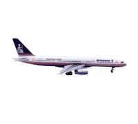POSMRWK Miniatura del avión Modelo de avión Coleccionable de aleación 1:400 Britannia Airlines Boeing 757-200 Modelo de avión de Metal Fundido a presión con Soporte Modelo en Miniatura