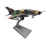 POSMRWK Miniatura del avión Modelo De Avión Coleccionable De Metal Fundido A Escala 1/72 para El Caza A Reacción Soviético MiG-21 Fishbed Modelo en Miniatura