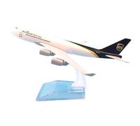 POSMRWK Miniatura del avión Modelo De Avión De Aleación Metal para UPS Airlines Boeing 747 400 Modelo De Colección De Aviones De Aviación con Soporte 16 Cm Modelo en Miniatura