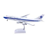 POSMRWK Miniatura del avión Modelo De Avión De Metal Escala 1:200 para El Prototipo del Boeing B747-400 Varig Aviation, Réplica PP-VPI con Flaps hacia Abajo Modelo en Miniatura