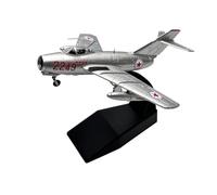 POSMRWK Miniatura del avión Modelo De Avión De Metal Fundido A Presión para Colección Militar De Caza Chino MiG-15, Escala 1/72, Adornos Estáticos Modelo en Miniatura