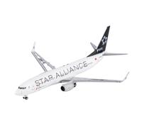 POSMRWK Miniatura del avión Modelo De Avión Escala 1/400 Fundido Presión para El Modelo De Avión De Pasajeros con Acabado De Aleación Air China B737-800 B-5497 Modelo en Miniatura