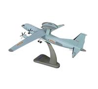POSMRWK Miniatura del avión Modelo De Metal Escala 1/100 para Avión Alerta Temprana Aerotransportado KJ-500,Juguete De Avión AEW KJ500 De La Fuerza Aérea China Modelo en Miniatura