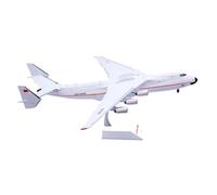 POSMRWK Miniatura del avión Modelo De Metal Fundido A Escala 1:200 del Avión A Reacción Antonov AN-225 Red Line, Número De Modelo CCCP-82060, con Soporte Modelo en Miniatura