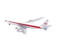 POSMRWK Miniatura del avión Modelo Prefabricado Coleccionable A Escala 1:200 del Avión De Metal Fundido A Presión TWA Boeing B707-100 N86741 Modelo en Miniatura
