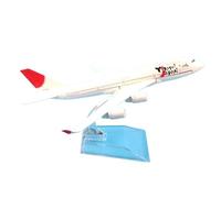POSMRWK Miniatura del avión para Japan Airlines Boeing 747 Modelo Estático De Aleación De Metal con Soporte Modelo Coleccionable De Avión A Escala 1:400 Modelo en Miniatura