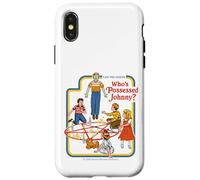 Possessed Johnny Sarcastic Retro Vintage Funny Adult Humor Carcasa para iPhone X/XS